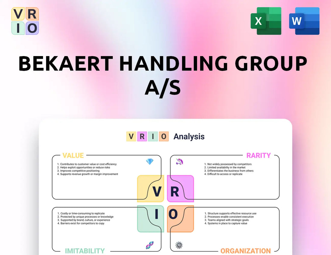 Bekaert Handling Group A/S VRIO Analysis