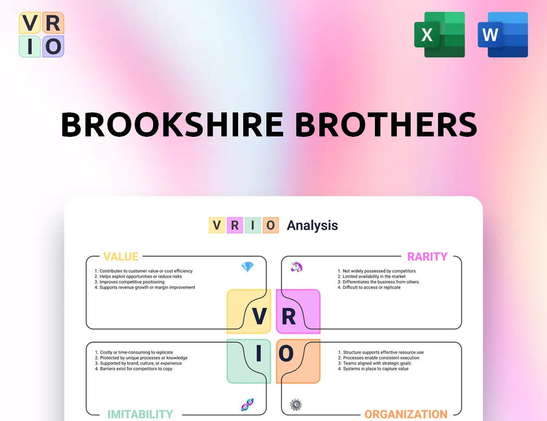 Brookshire Brothers VRIO Analysis