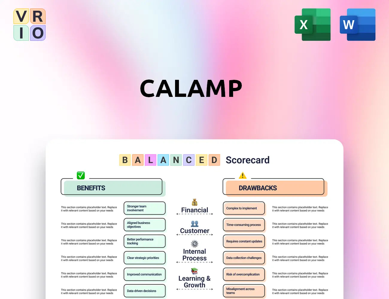 CalAmp Balanced Scorecard