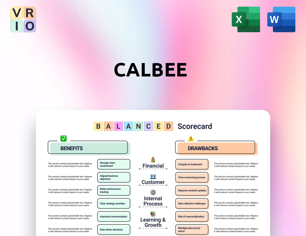 Calbee Balanced Scorecard