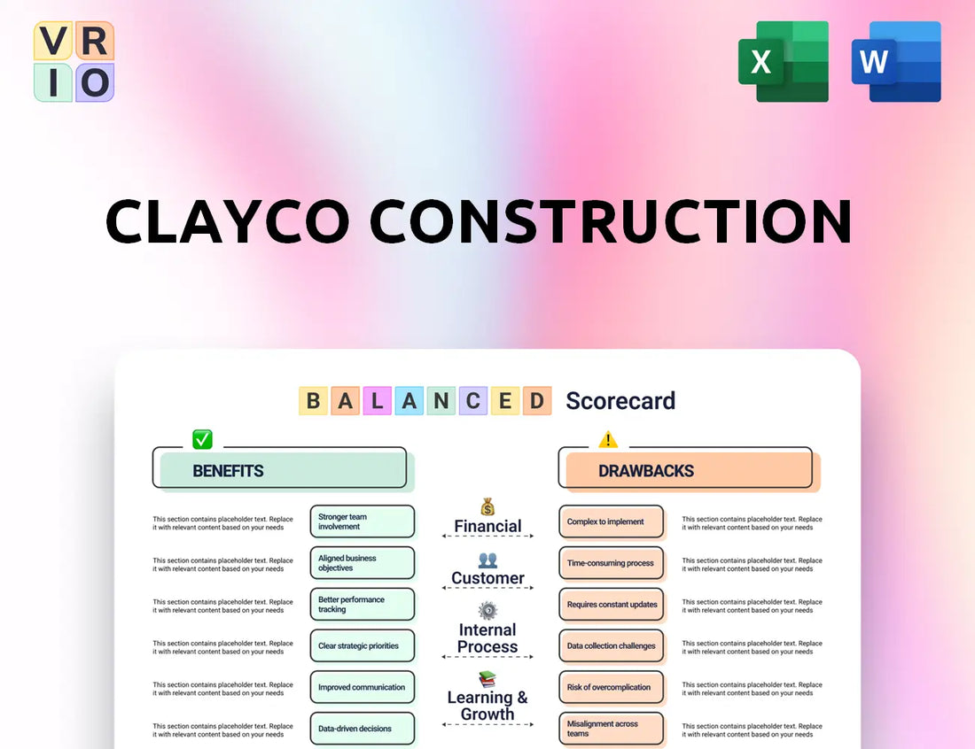 Clayco Construction Balanced Scorecard