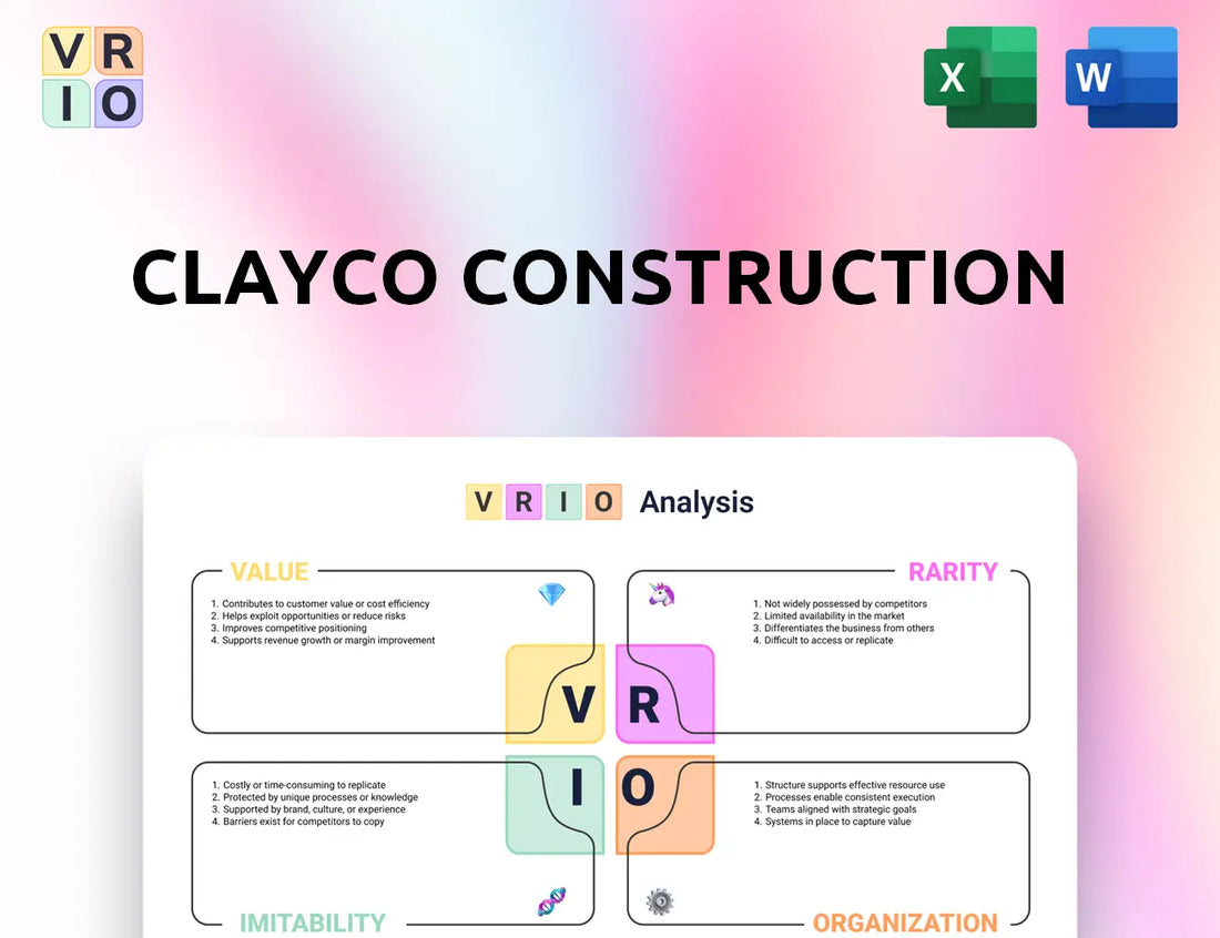 Clayco Construction VRIO Analysis