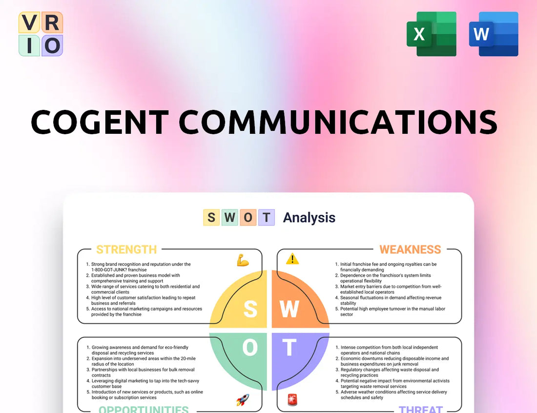 Cogent Communications SWOT Analysis
