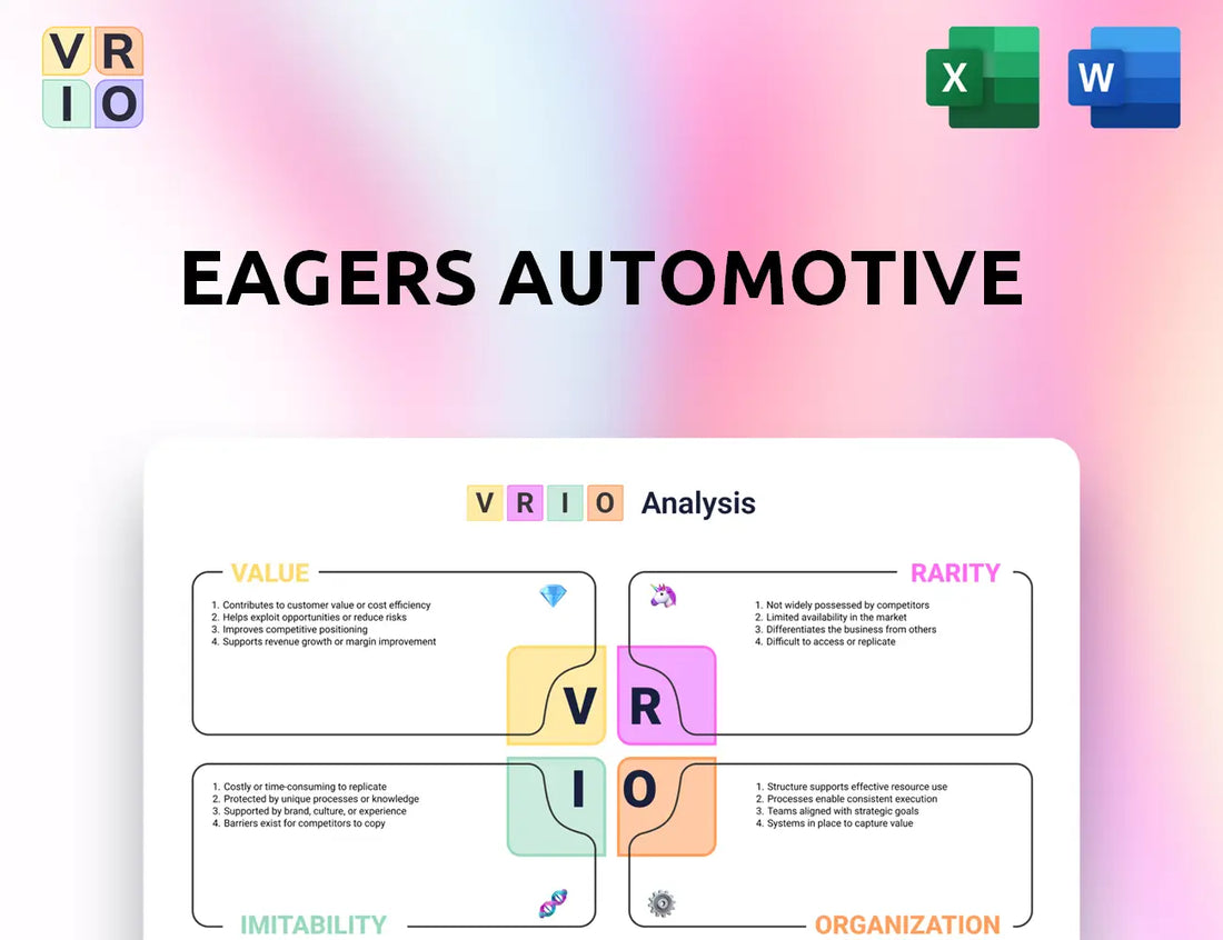 Eagers Automotive VRIO Analysis