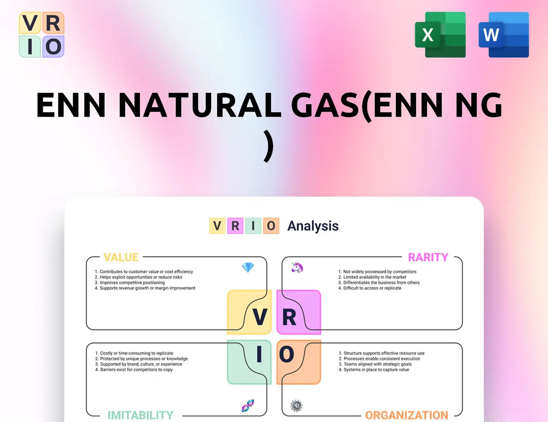 ENN Natural Gas(ENN NG ) VRIO Analysis