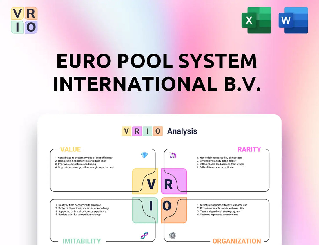 Euro Pool System International B.V. VRIO Analysis