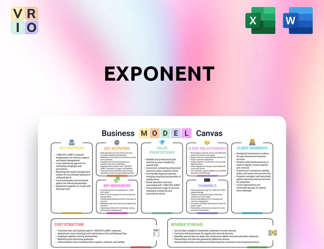 Exponent Business Model Canvas