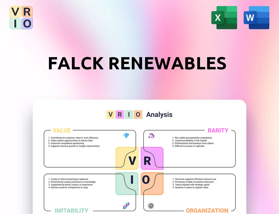 Falck Renewables VRIO Analysis
