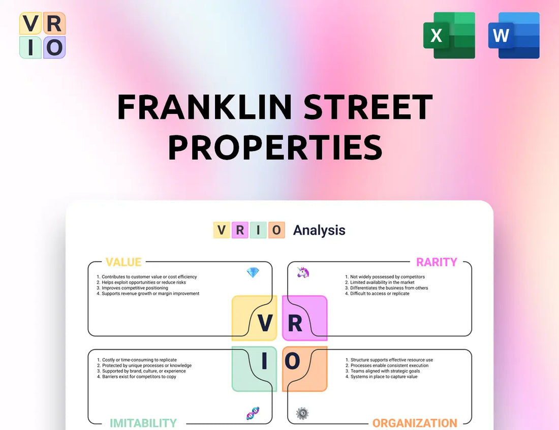 Franklin Street Properties VRIO Analysis