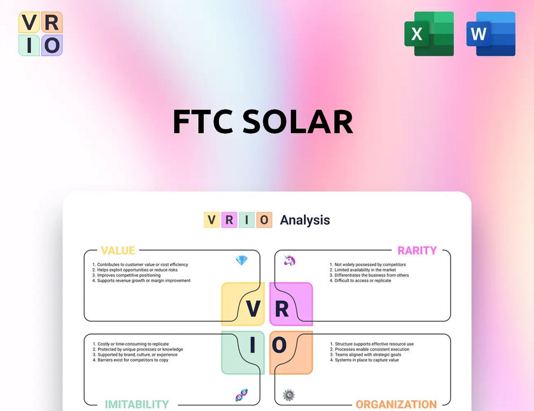 FTC Solar VRIO Analysis