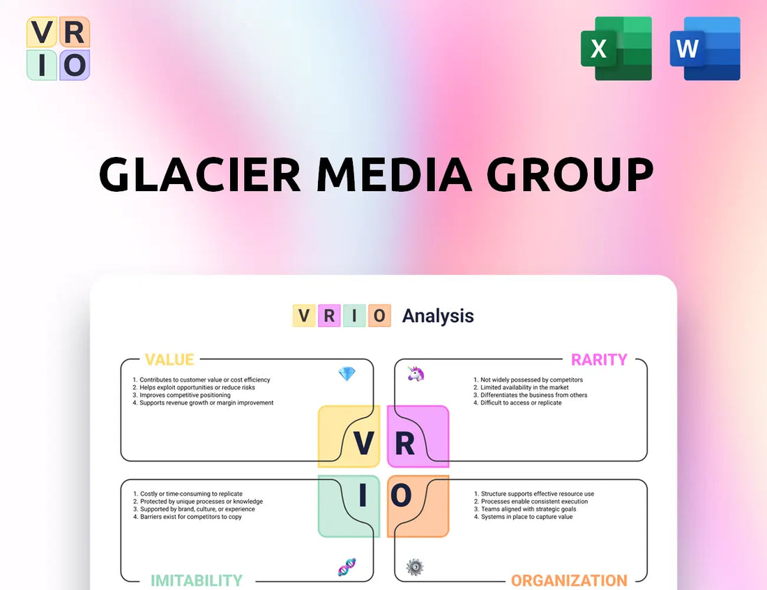 Glacier Media Group VRIO Analysis