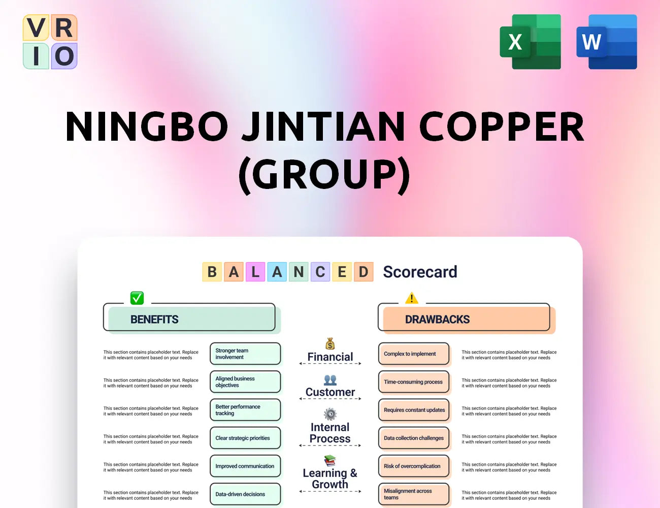 Ningbo Jintian Copper (Group) Balanced Scorecard