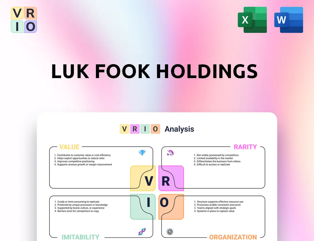 Luk Fook Holdings VRIO Analysis