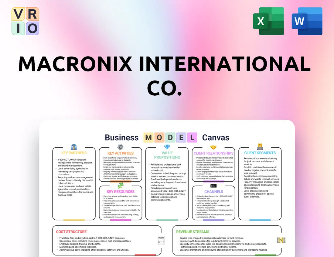 Macronix International Co. Business Model Canvas