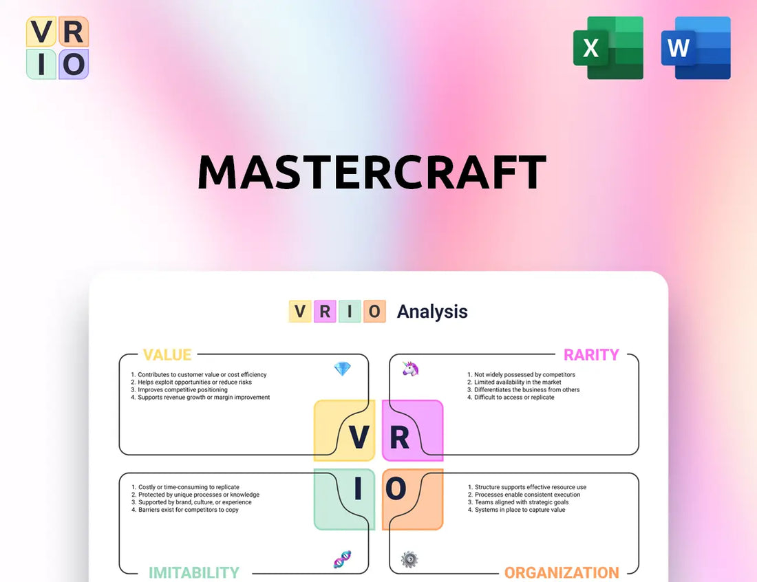 MasterCraft VRIO Analysis