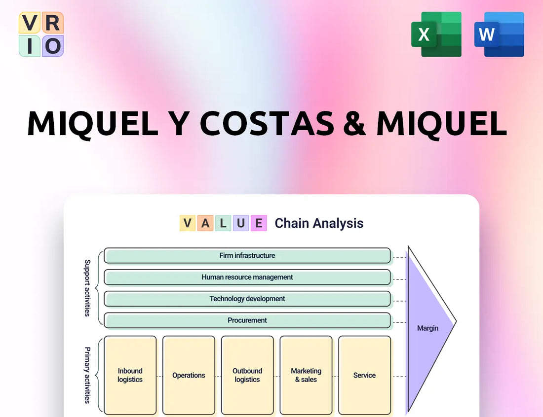 Miquel y Costas & Miquel Value Chain Analysis