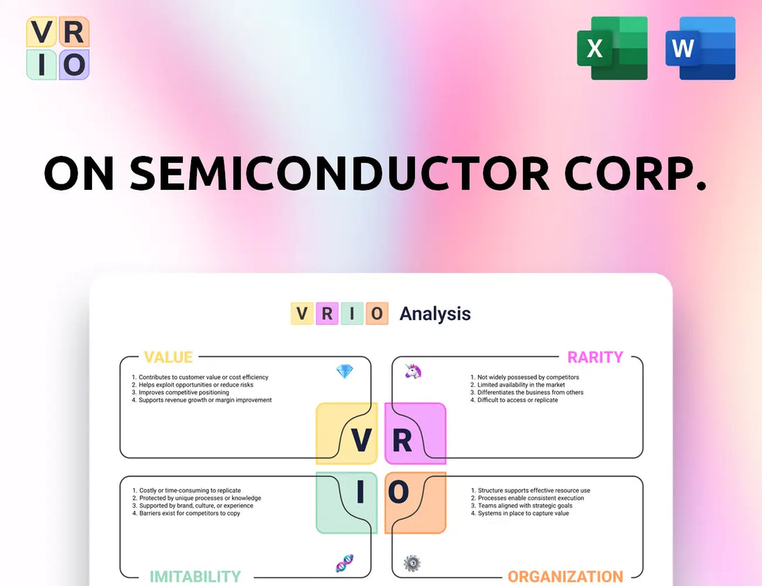 ON Semiconductor Corp. VRIO Analysis