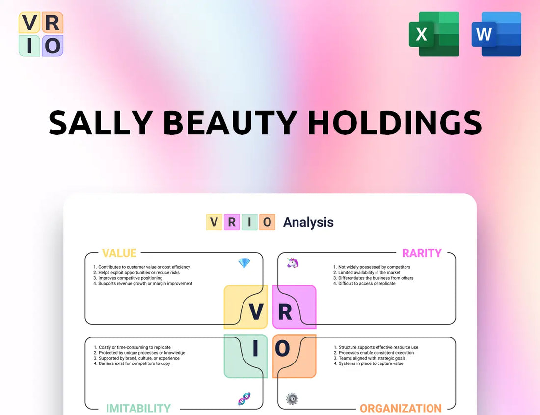 Sally Beauty Holdings VRIO Analysis