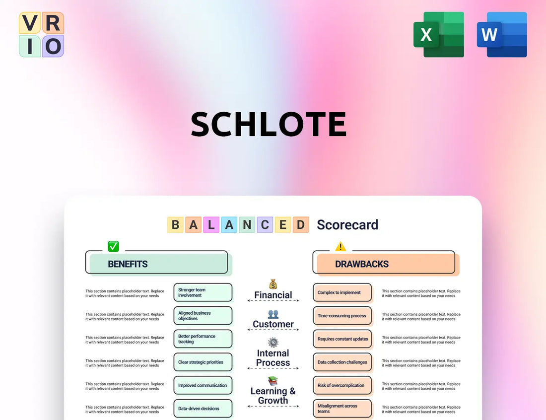 Schlote Balanced Scorecard