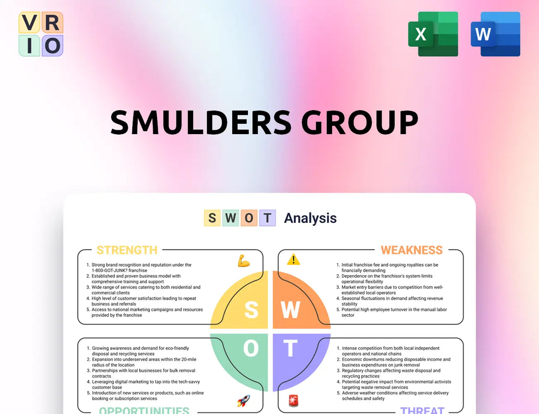 Smulders Group SWOT Analysis