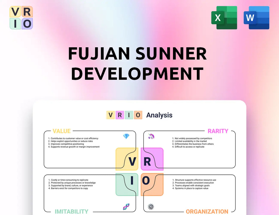 Fujian Sunner Development VRIO Analysis