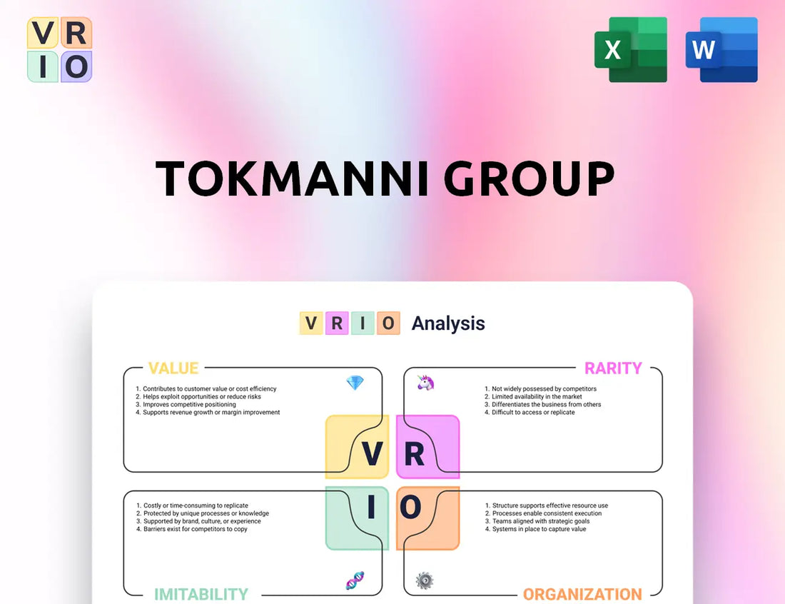 Tokmanni Group VRIO Analysis