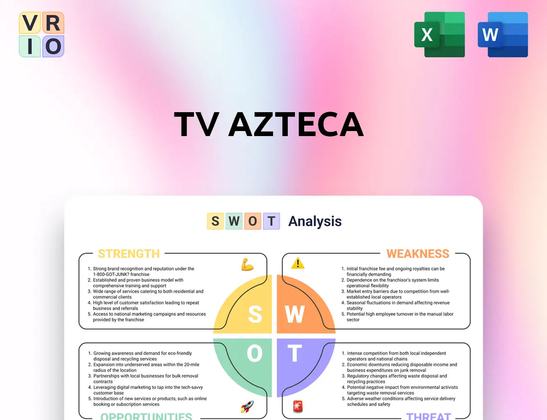 TV Azteca SWOT Analysis